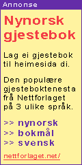 Lag gjestebok p norsk eller svensk